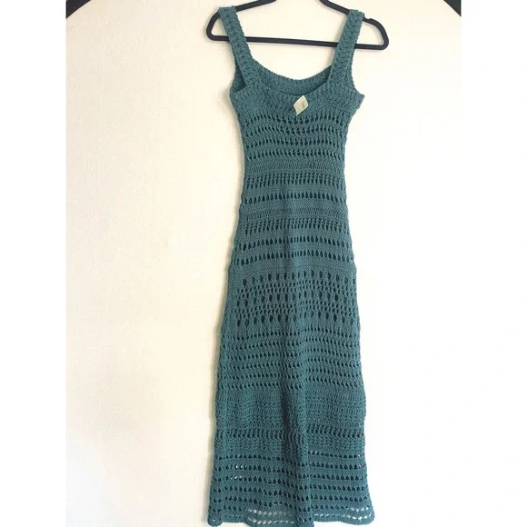 Vince Cotton Lace Midi Dress Size XS